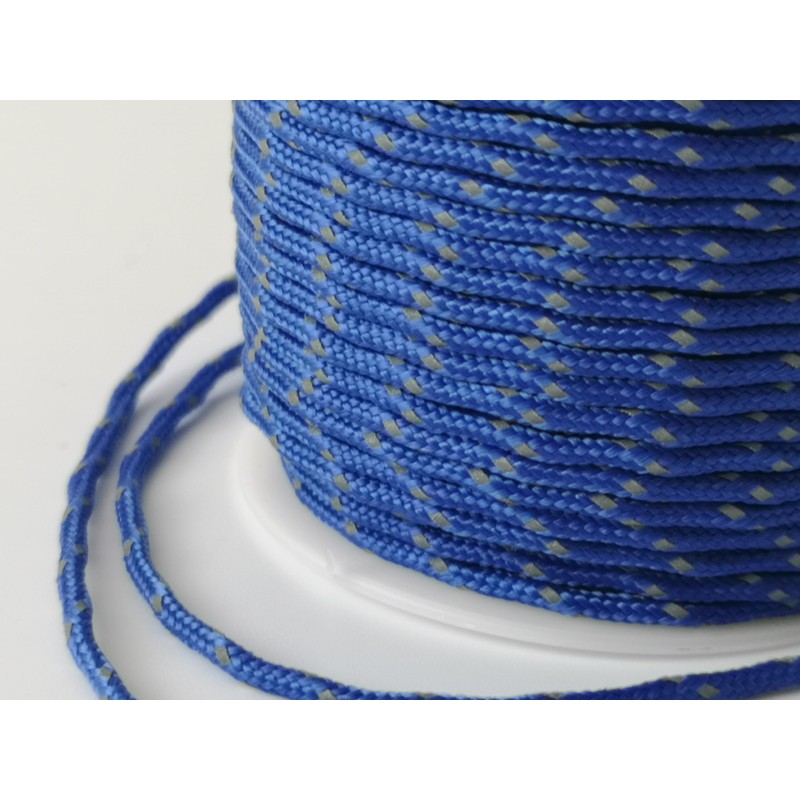 2mm Paracord Reflective Micro Cord Strong Bushcraft Lanyard Camping Hiking