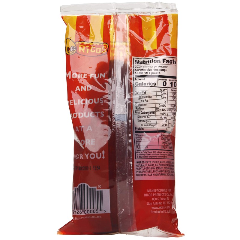 Ricos Pickle in a Pouch (Chamoy, 11 oz)