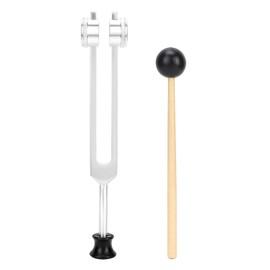 OM136.1 Aluminum Alloy Tuning Fork Portable Yoga Sound Therapy Tuning Fork with Hammer