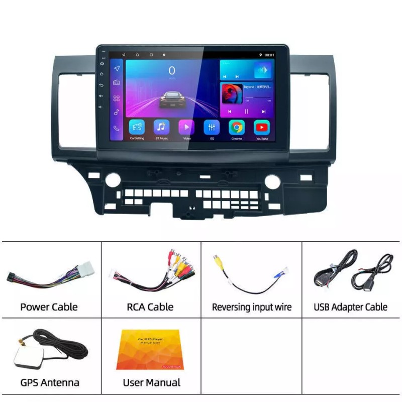 Unbranded 64G For Mitsubishi Lancer 2008-2015 Android 13 CarPlay Car