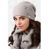 Kamea Smooth Warm Women's Hat Vasto, Grey,One Size