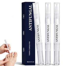 3PCS lapiz antihongos, Cuidado de Uñas Hidratante y Protector Portátil para Uñas de Manos y Pies con Punta de Pincel Integrada