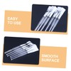PACKOVE 16Pcs Facial Mask Brush Transparent Handle Applicator for DIY