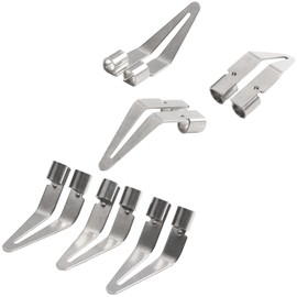 YehVeh 6 Pack Plastic Welder Smoothing Tip Head Plastic Welding Tips Scrapper for Plastic Welding Kit Car Bumper Repair Kit 2 in 1 Plastic Welder Soldering Gun with Dual Copper Tubes Hot Stapler