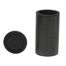 OTOOLWORLD Smelting Lab Graphite Crucible with Cover Lab Supply 45MM X 80MM