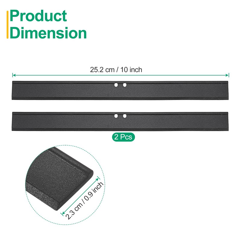 sourcing map 2Pcs 10 Inch Window Glass Shower Doors Replacement,