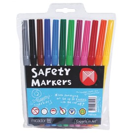 Micador Dry Safe Markers (Pack of 12)