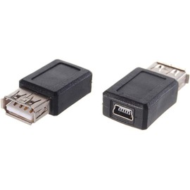 Harrista New USB 2.0 Type A to Mini 5 Pin B Female Converter Adaptor - 1X