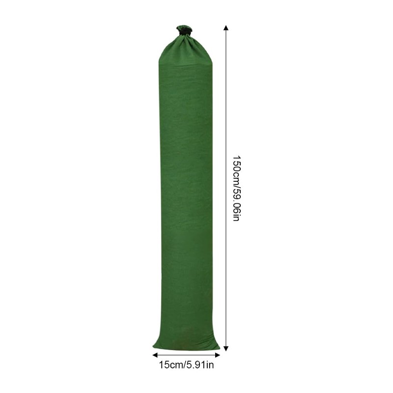 6 Pack Long Canvas Sandbags,Thickened Water barriers for Flooding with