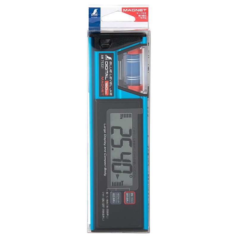Shinwa Sokutei 75321 Blue Level Jr. 2 Digital 7.1 inches