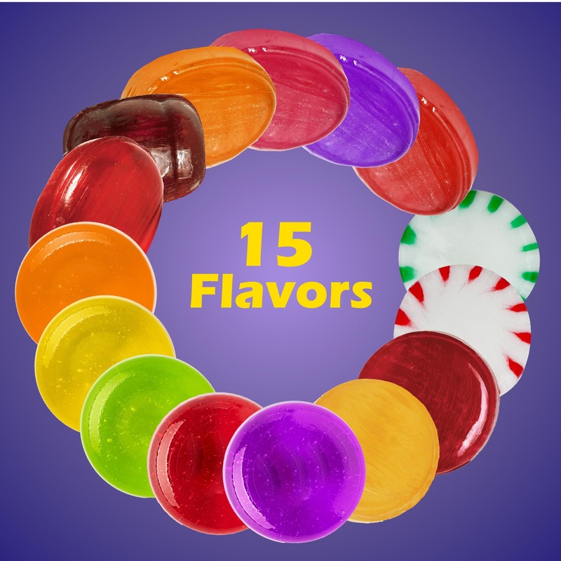 Old-Fashioned Hard Candy Assortment - 2 Pound Bulk Pack (About