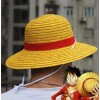Shuang.W One Piece Luffy Straw Hat Anime Dress Up Gorra