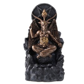 Nemesis Now Baphomet - Quemador de Incienso de reflujo (24 cm), Color Bronce