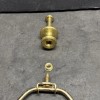 Lamp Solid Brass Unfinished Mcm Lamp Finial With A 1/8-27