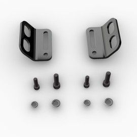 Aftermarket Front and Rear Tie-Downs Bracket Kit for with Harley-Davidson 2006-2023 Electra Glide, Street Glide Touring Models - All Parts Included, Gloss Black (Rear Tie-Downs Bracket Kit)