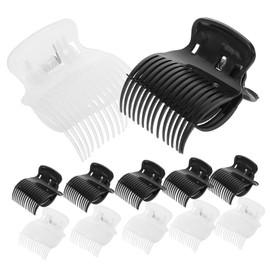 TOVINANNA 12pcs Heat-resistant Hot Roller Clips for Effortless Curls Clips for Hair Styling Versatile Hair Curlers for Home Salon Use Includes