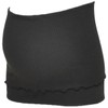 Mamiruna Women's Casual Stretch Rib Belly Wrap, Black, M -