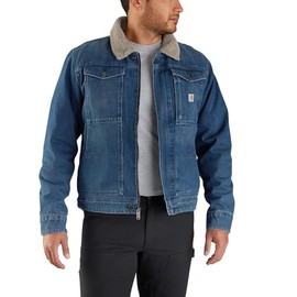Carhartt Relaxed Fit Denim Sherpa-Lined Jacket