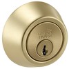 Design House Single Cylinder 2-Way Round Corner Deadbolt with Latch
