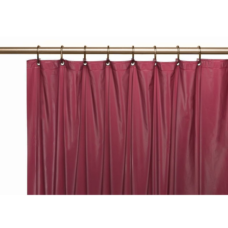 Venice Collections Elegant Heavy Duty Vinyl Shower Curtain Liner with