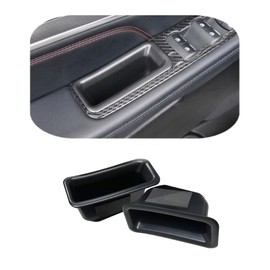 Vesul Front Row Door Side Storage Box Compatible with Ford Explorer 2016 2017 2018 2019 Armrest Phone Container Door Organizer Handle Pocket ABS Tray Insert Glove Pallet