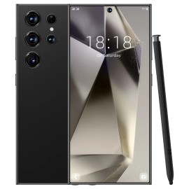 Wrioyilr S24 Ultra 5G Android Phone 7.3" HD Display 144Hz Octa Core 8GB+1TB Snapdragon 800 Series Gaming Phone LTE Frenchcolor: Black, plug: UK, storage capacity: 1TB, ram: 16g