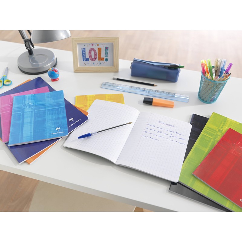 Clairefontaine 331628C booklet A4, premium continuous checkered, 32 sheets