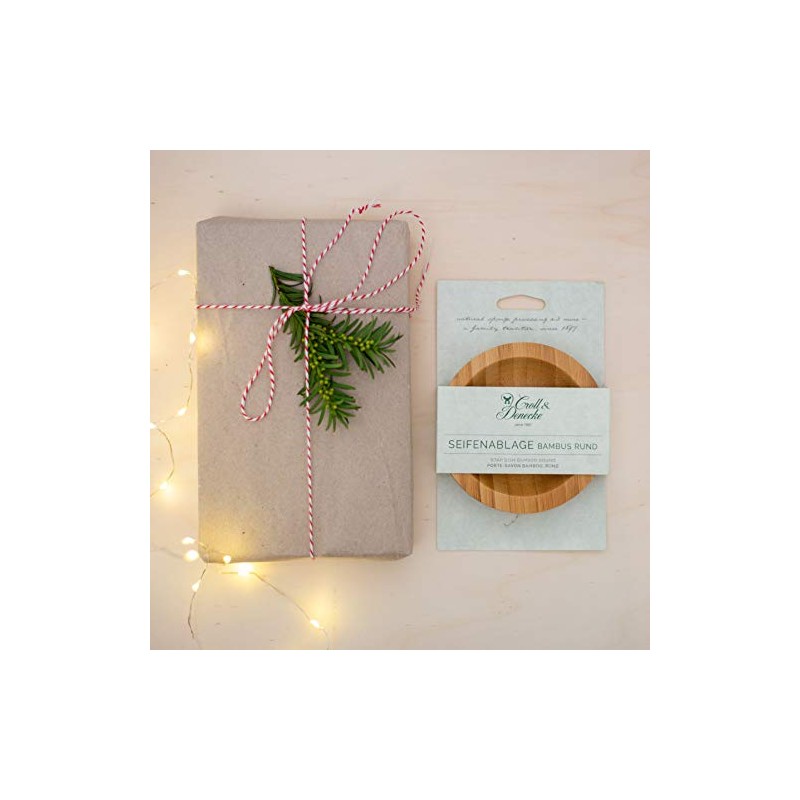 Sustainable Bamboo Soap Dish Round | Zero-Waste Soap Dish for