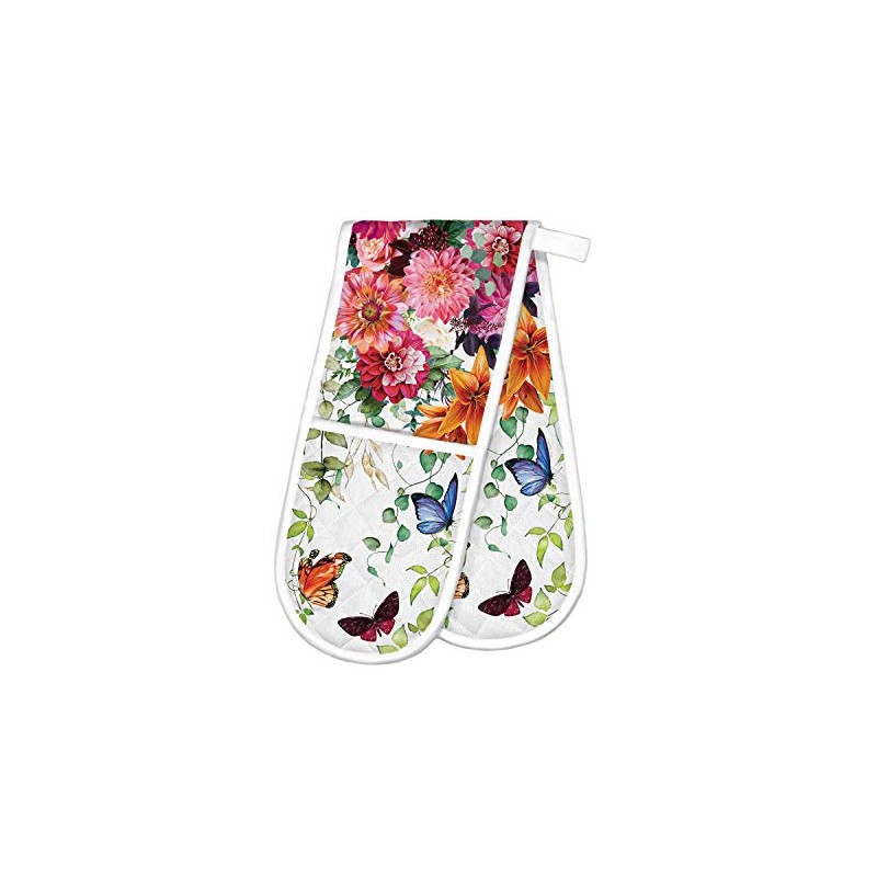 Michel Design Works Double Oven Glove, Sweet Floral Melody