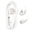 EP Cable de extensión de enchufe plano de 15 pies,