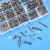 540 Pieces M3 M4 M5 Cylinder Screws with Nuts Washers