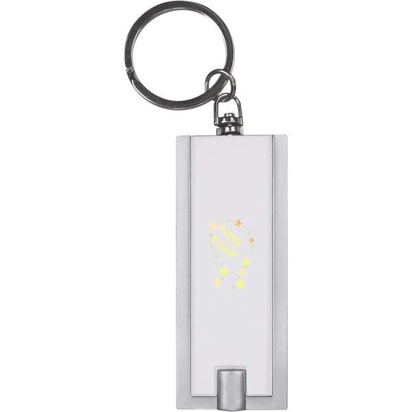 Azeeda 'Happy Easter Flowers' Keyring LED Torch (KT00042366)