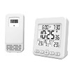 Miraval LCD Wireless Weather Station with Outdoor Sensor, Alarm Clock,
