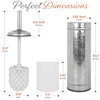 Autumn Alley Galvanized Toilet Brush with Holder Set | Add