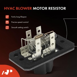 A-Premium HVAC Blower Motor Resistor with Wire Harness Kit Compatible with Ford & Mercury Vehicles - Taurus 1996-2005, Sable 1996-2005 - Replace# F6DZ19A706AA