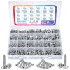 M3 M4 M5 M6 Wood Screws Assortment Set,304 Stainless Steel