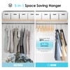 Skirt Hangers with Clips, 5 Tier Pants Skirt Hangers Space