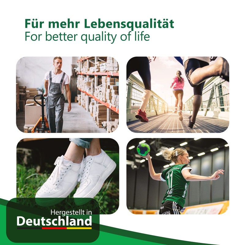 Green-Feet Orthopaedic Insoles Further Designed For Lower Arch Foot Splayfoot