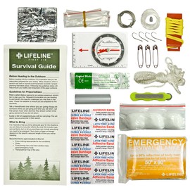 Lifeline Essential Ultralight Survival Kit (29-Piece), Multi Color