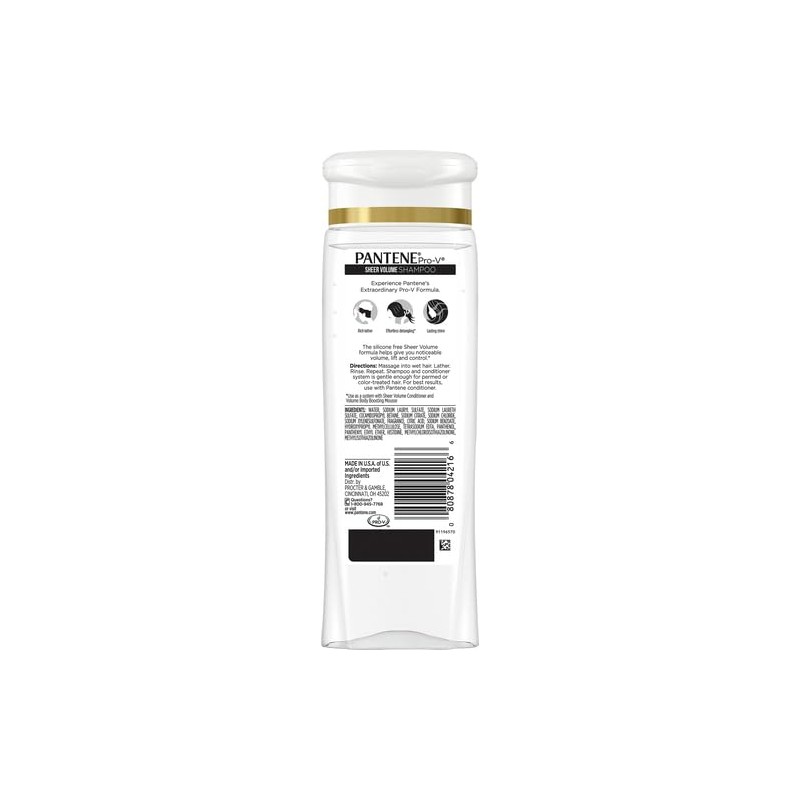 Pantene Pro-V Sheer Volume Shampoo, 12.6 fl oz