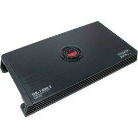 Gravity GR1400.2 2 Channels 2800 WATTS Car Audio Stereo Amplifier 2 Ohm Stable with LED Indicator Class AB Technology MOSFET PWM Power Supply with Remote Level Control