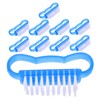 FOMIYES Gentle Nail Brush Set 10pcs Reusable Nail Brush for