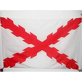 AZ FLAG French Province of Burgundy Flag 3' x 5' for a pole - France - Duchy of Burgundy flags 90 x 150 cm - Banner 3x5 ft with hole