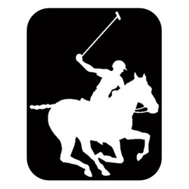 Polo Horse Sticker TP 1328 vinyl 6" Decal pony