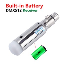 2.4 G ISM DMX512 Male/Female XLR Transmitter/Receiver with Antenna for Moving Heads Stage Light