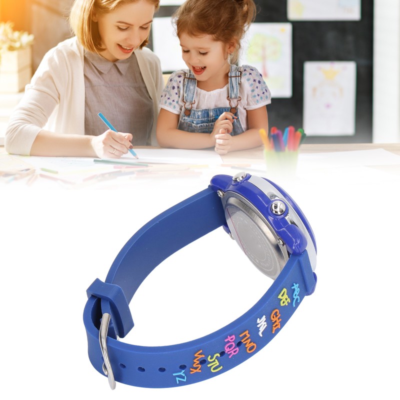 Cartoon Kids Watch Waterproof LED Backlight Electronic Child Watch with