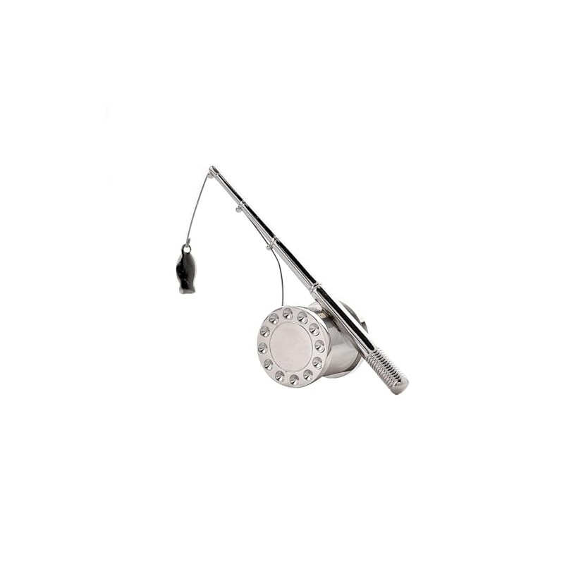 Wm Widdop Fishing Rod Clock | Novelty Miniature Clocks |