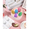 Liobelon Silicone Egg Molds - 8-Cavity Easter Egg Shaped Mold