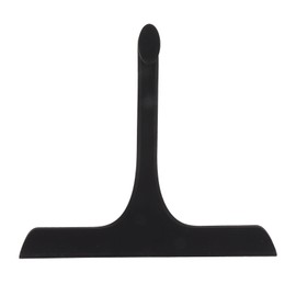 Glass Wiper with Non Slip Handle Silicone Window Cleaner Squeegee for Bathroom Windows Kitchen Mirror Black