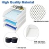 Natwind 3-Tier Stackable Paper Tray, Metal Mesh Desktop Organizer, Paper